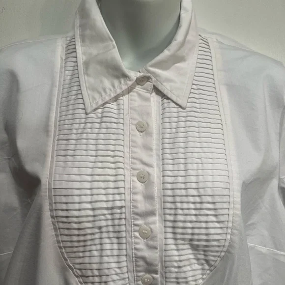 Worthington White Blouse. size large - Picture 4 of 13